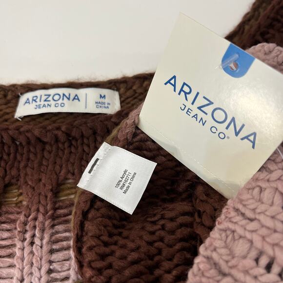 Arizona Jean Co. Women’s Knit Sweater Size M Brown Ombre Bell Sleeve NWT - Picture 4 of 13